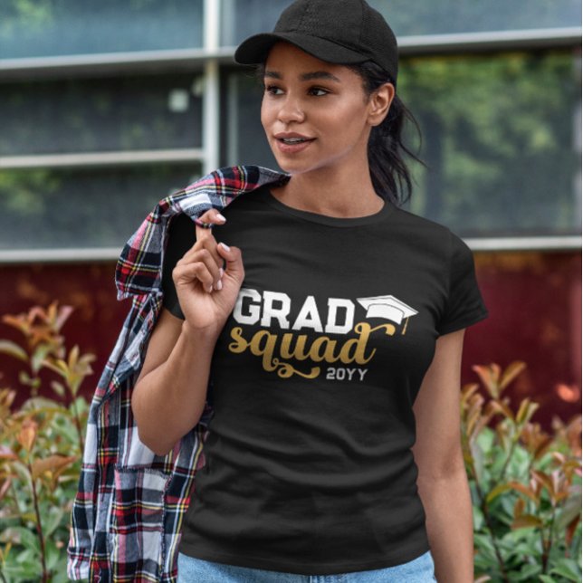 Camiseta Año de adición de la graduación amarilla blanca (Subido por el creador)