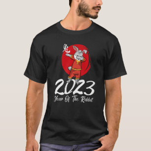 Camiseta Año De Conejo 2023 Chino Decoración Mens Wo