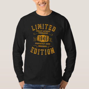 Camiseta Año de Cumpleaños 1946 Usado Grunge