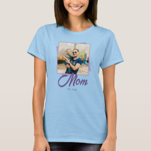 Camiseta Año de establecimiento de mamá con foto