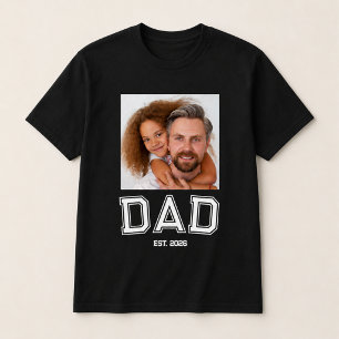 Camiseta Año de establecimiento del padre minimalista Foto