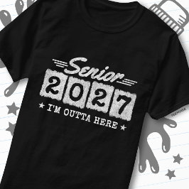 Camiseta Año de graduación de la promoción de 2027