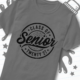 Camiseta Año de graduación Escuela Retro Clase superior de