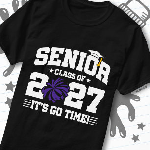 Camiseta Año de Graduación Hora de Ir Cheer Clase Superior 