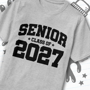 Camiseta Año de Graduación Orgullo Escolar Clase Superior d