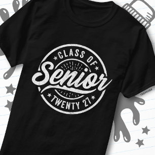Camiseta Año de graduación Retro Vintage Clase de 2027