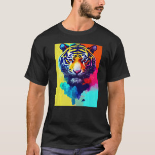 Camiseta Año De La Prima Artística Del Tigre De Bengala