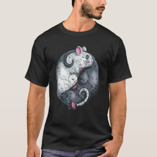 Camiseta Año de la Rat Ying Yang Feliz Año Nuevo Chino 2