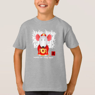 Camiseta Año de la Rata en China Ratón corto