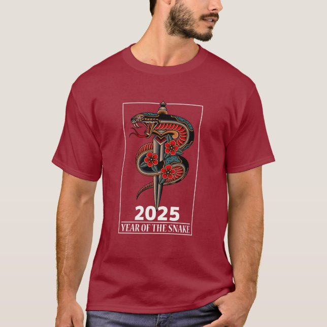 Camiseta Año de la serpiente 2025 (Anverso)