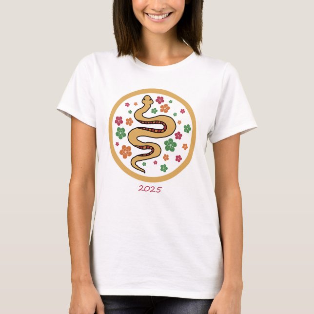 Camiseta Año De La Serpiente 2025 #3 (Anverso)