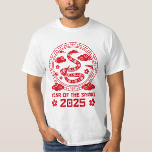 Camiseta Año de la Serpiente 2025 Año Nuevo Chino
