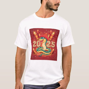 Camiseta Año de la Serpiente 2025 serpiente de madera