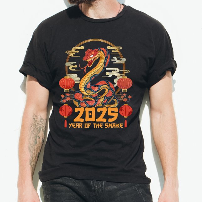 Camiseta Año De La Serpiente 2025 - Serpiente Zodiaca China (Subido por el creador)