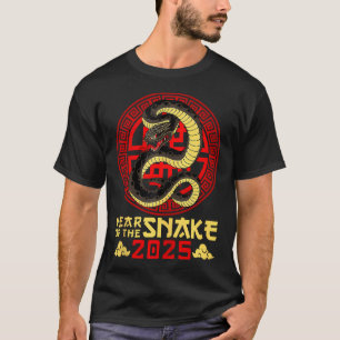 Camiseta Año De La Serpiente 2025 Zodiac Feliz Año Nuevo Ch