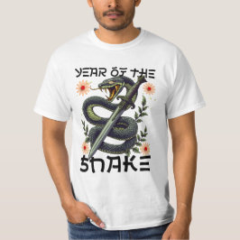 Camiseta Año de la Serpiente Año Nuevo Chino Zodiacal