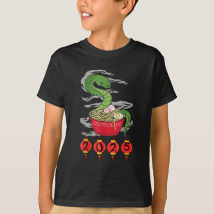 Camiseta Año de la serpiente con carácter chino 2025