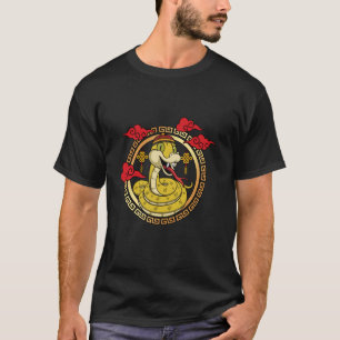Camiseta Año de la serpiente gracioso cutáneo chino zodiaco