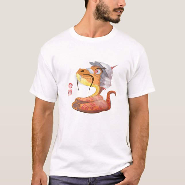 Camiseta Año De La Serpiente Horóscopo Animal Zodiaco Chino (Anverso)