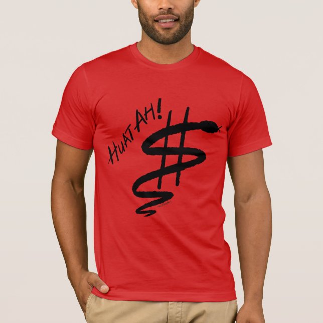 Camiseta Año de la serpiente "Huat Ah!" tela ligera (Anverso)