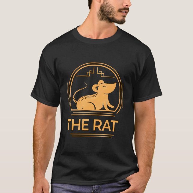 Camiseta Año De Las Camisas Ratas Año Nuevo Chino Rat 2020  (Anverso)