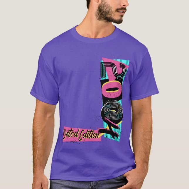 Camiseta Año de nacimiento 2004 Cumpleaños 80s 90s Edición  (Anverso)