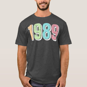 CAMISETA AÑO DE NACIMIENTO DE 1989