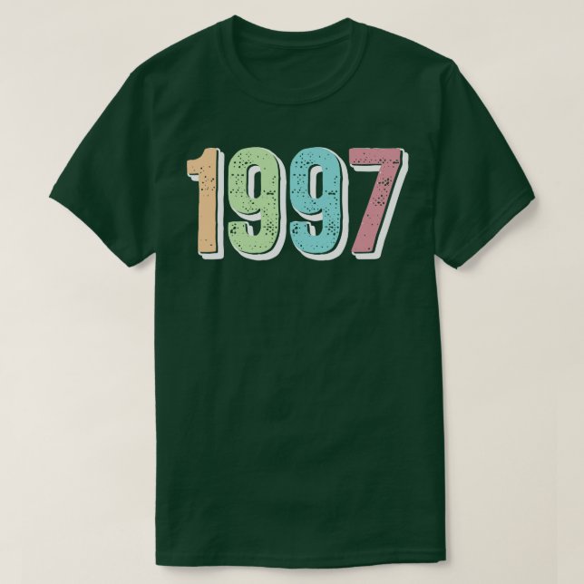 CAMISETA AÑO DE NACIMIENTO DE 1997 (Diseño del anverso)