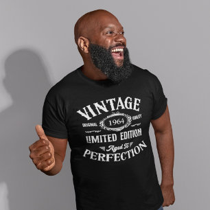 Camiseta Año de Nacimiento de Cualquier Edad Vintage