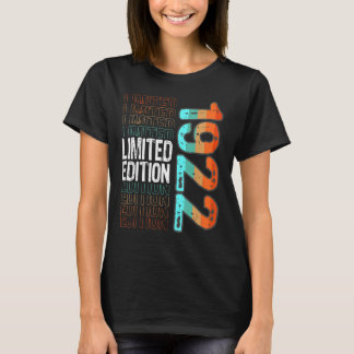 Camiseta Año de nacimiento retro vintage 1922
