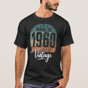 Camiseta Año de nacimiento vintage de cumpleaños 1960 cumpl