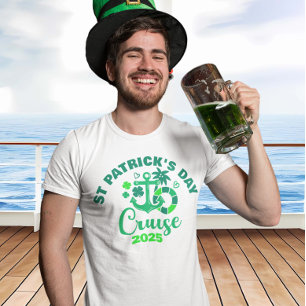 Camiseta Año de Personalizado verde del crucero Día de San