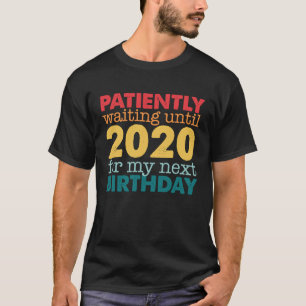 Camiseta Año de Salto de Cumpleaños 2020
