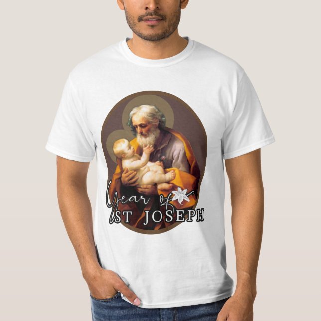 Camiseta Año de San José Católico Religioso (Anverso)