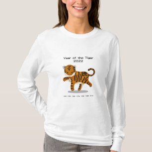 Camiseta Año del animal zodiaco del tigre 2022