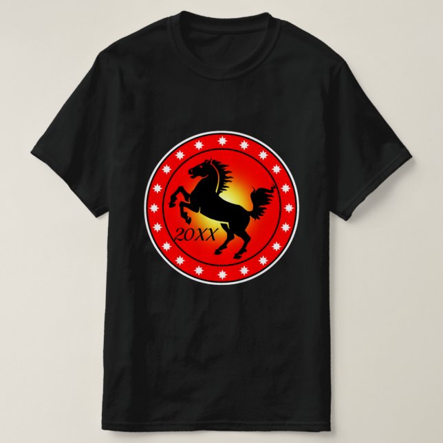 Camiseta Año del caballo (Diseño del anverso)