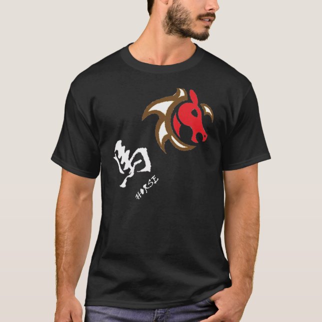 Camiseta Año del caballo - 2014, zodiaco chino (Anverso)