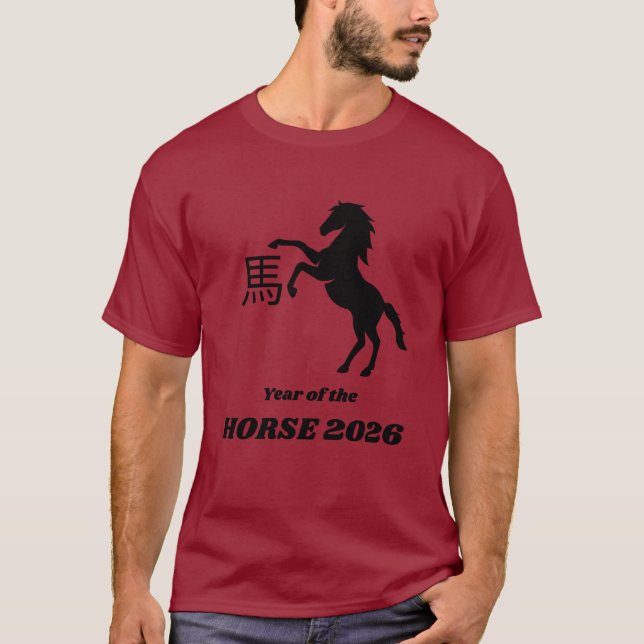 Camiseta Año del caballo 2026 (Anverso)