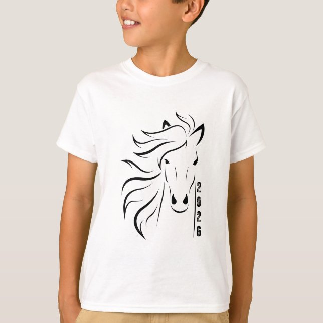 Camiseta Año del caballo 2026 (Anverso)