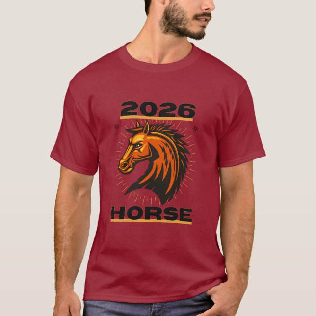 Camiseta Año del caballo 2026 (Anverso)