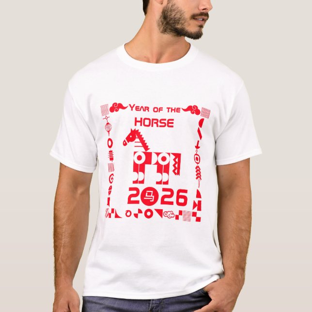 Camiseta Año del caballo 2026 (Anverso)