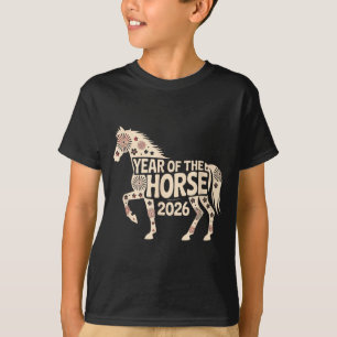 Camiseta Año del Caballo 2026 Año Nuevo Lunar Chino