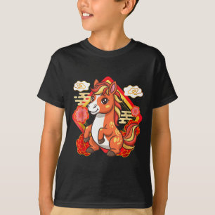 Camiseta Año del Caballo 2026 Zodiaco Lunar Chino Nuevo
