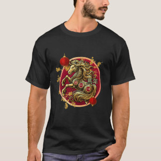 Camiseta Año del Caballo Año Nuevo Lunar 2026 Año Nuevo Chi