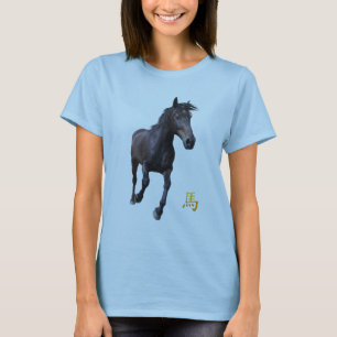 Camiseta "Año del Caballo" Caballo Negro