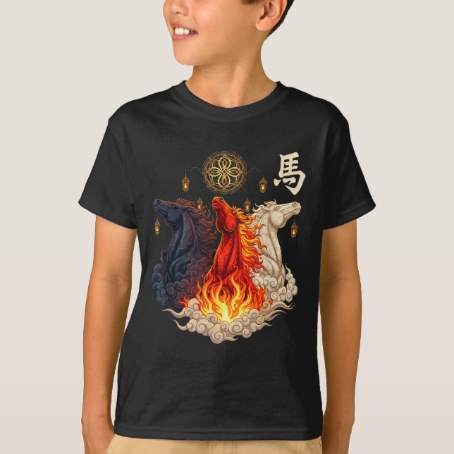 Camiseta Año del Caballo Chino (Anverso)