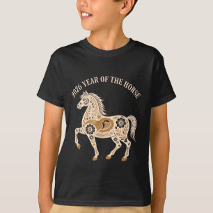 Camiseta Año del Caballo de Fuego 2026 Año Nuevo Chino Fest