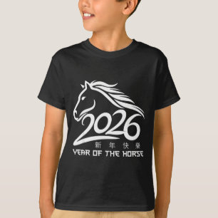 Camiseta Año del Caballo Lunar Chino