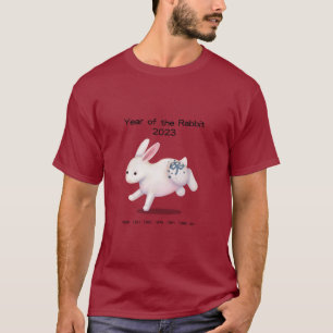 Camiseta Año del Conejo 2023 Animal del Zodiaco Lindo