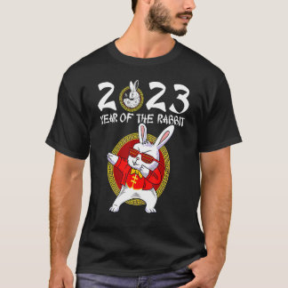 Camiseta Año Del Conejo 2023 Año Nuevo Chino Zodiaco 20